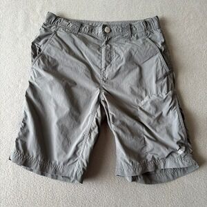 Columbia Hiking Shorts Mens 30 Gray‎ Omni-Shade Nylon Cargo Utility Gorpcore